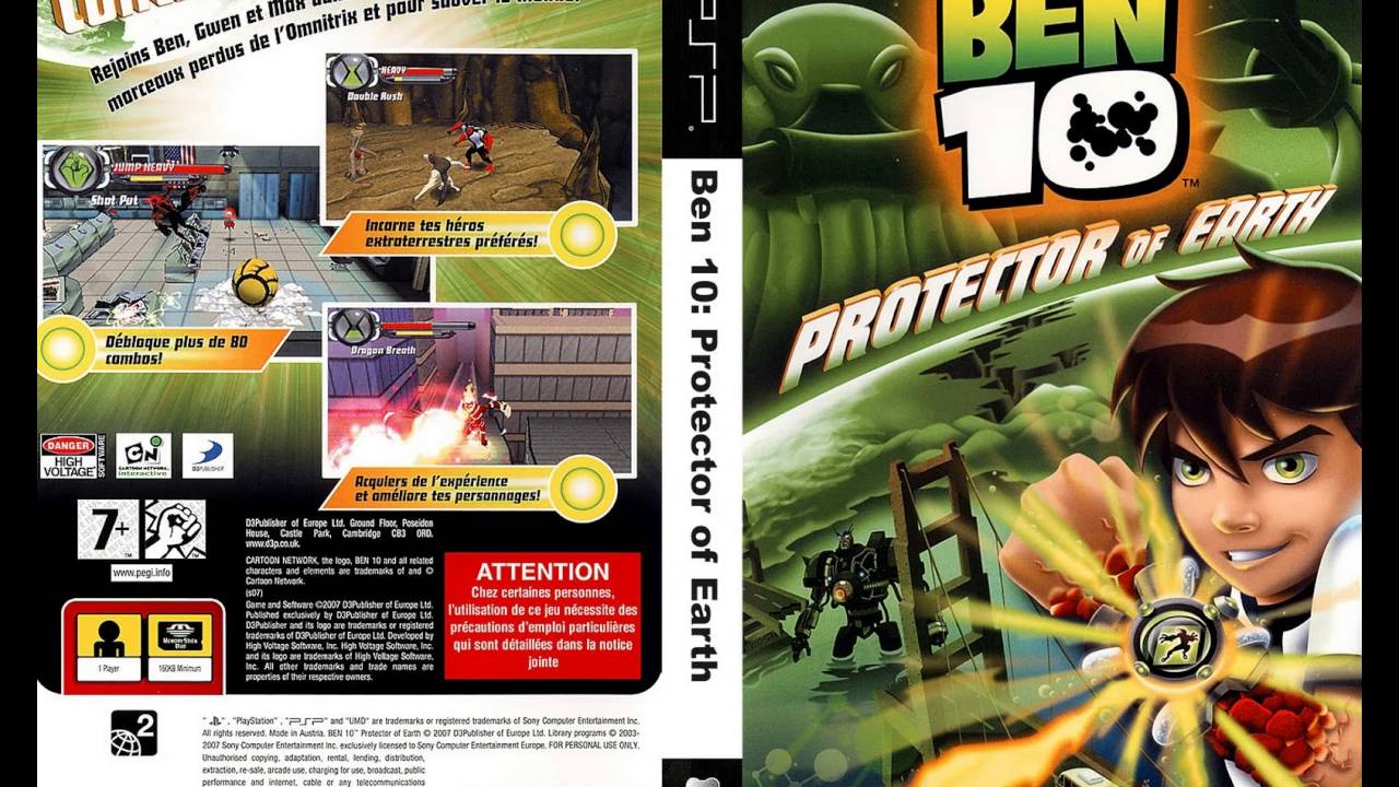 ben 10 protector of earth iso download psp